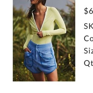 FP timko blue shorts